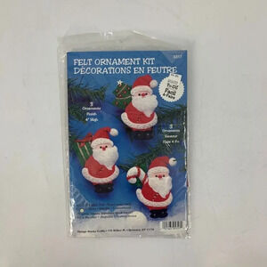 Design Works Crafts‎ Santa Clause Christmas Candy Cane Gifts Ornaments